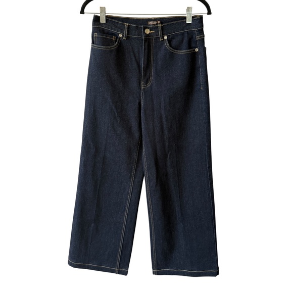 J MCLAUGHLIN LOWDEN WIDE LEG JEANS HIGH WAIST PREPPY MODERN WEEKEND NWT 4 - Picture 2 of 11